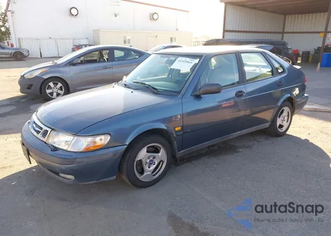 1999 Saab 9-3 from USA, damaged, VIN YS3DD55N2X2074082